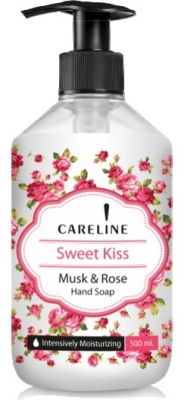 Sapun lichid trandafiri 500 ml Sweet Kiss Careline