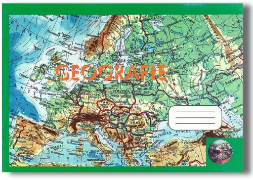Caiet geografie mare, 24 file