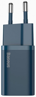 Incarcator retea Baseus Super Si, Quick Charge 20W, 1 x USB Type-C 5V/3A, albastru