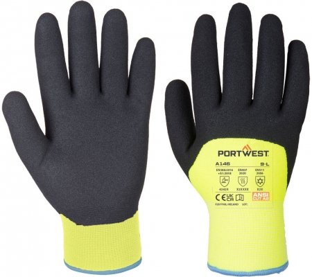 Manusa iarna arctica Portwest, galben