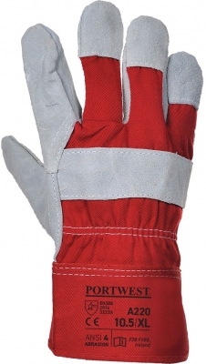 Manusa Portwest Premium chrome rigger, rosu