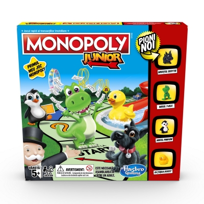 Joc de societate Monopoly Junior, limba romana, Hasbro