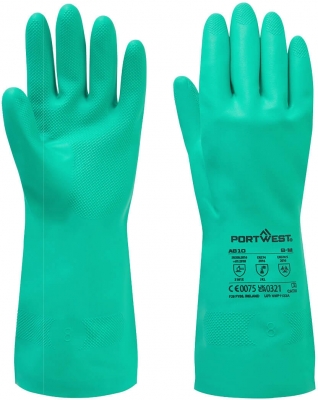 Manusi Nitrosafe Chemical, Verde, Portwest 