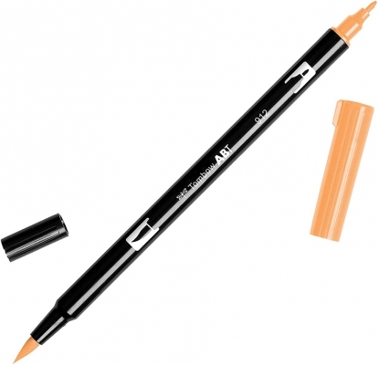 Marker caligrafic 2 in 1, ABT Dual Brush Pen, Combo Colours, 96 culori/set Tombow