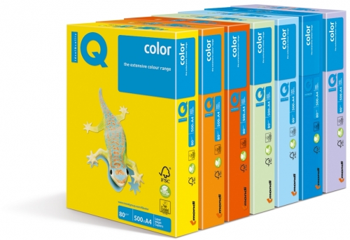 Carton IQ color intens A3 aqua blue 160 g/mp, 250 coli/top