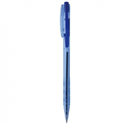 Pix retractabil cu bila economic, albastru 0.7mm, M&G