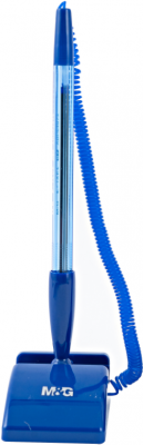 Pix cu suport M&G, albastru, 0.7mm