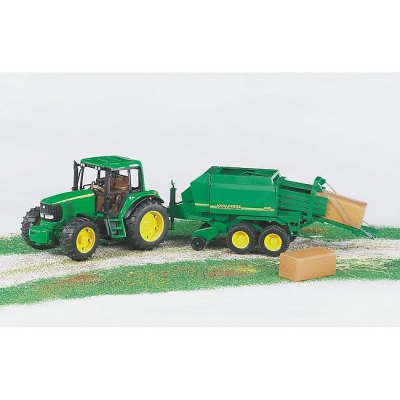 Jucarie Presa baloti John Deere Bruder