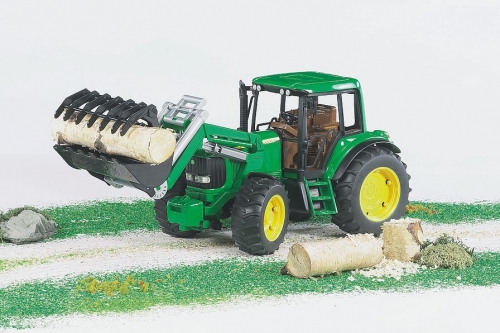 Jucarie Tractor John Deere 6920 cu incarcator frontal Bruder