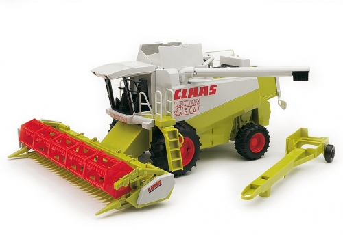 Jucarie Combina agricola Claas Lexion 480 Bruder