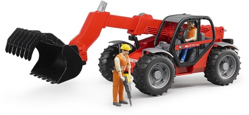 Jucarie Incarcator telescopic Manitou MLT 633 Bruder 