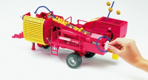 Jucarie Masina de recoltat cartofii Grimme SE 75-0 Bruder