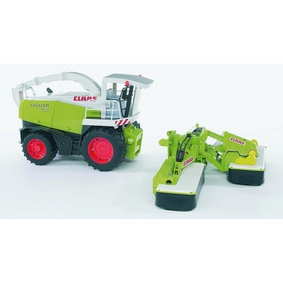 Jucarie Combina de treierat Claas Jaguar 900 Bruder