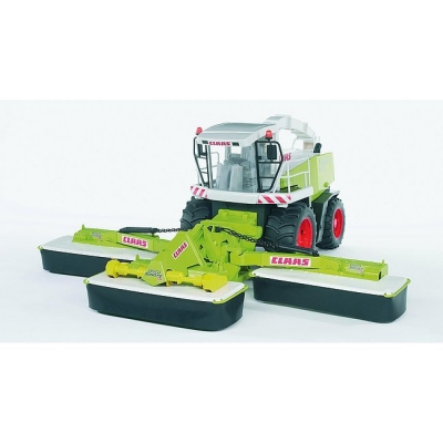 Jucarie Combina de treierat Claas Jaguar 900 Bruder