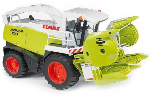 Jucarie Combina de treierat Claas Jaguar 900 Bruder