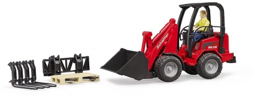 Jucarie Incarcator compact Schaffer 2034 cu figurina si accesorii Bruder