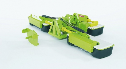 Jucarie Cositoare tripla Claas Disco 8550 C Plus Bruder