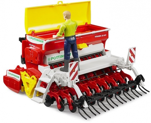 Set de joaca Grapa cu semanatoare Pottinger Vitasem 302 ADD Bruder
