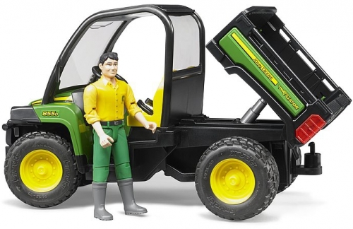 Jucarie Masina John Deere Gator XUV 855D cu sofer Bruder