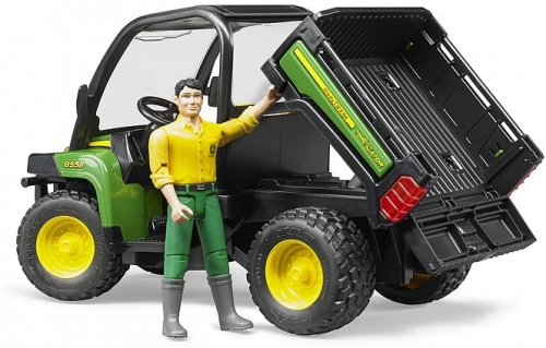 Jucarie Masina John Deere Gator XUV 855D cu sofer Bruder
