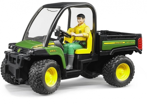 Jucarie Masina John Deere Gator XUV 855D cu sofer Bruder