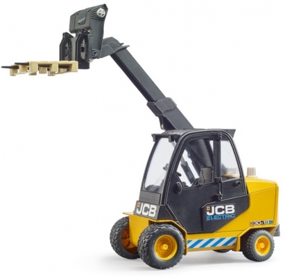 Jucarie Teletruck JCB cu palet Bruder