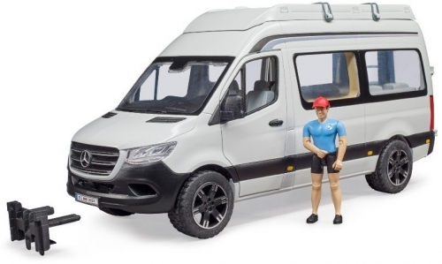 Jucarie Sprinter camping Mercedes Benz cu sofer Bruder