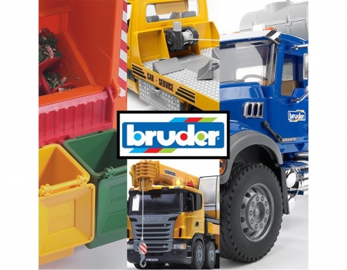 Bruder - Ambulanta Mercedes Benz Cu Sofer Si Sirena