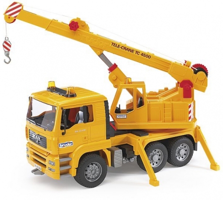 Jucarie Camion MAN TGA cu macara Bruder