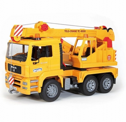 Jucarie Camion MAN TGA cu macara Bruder