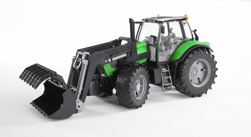 Jucarie Tractor Deutz Agrotron X720 cu incarcator frontal Bruder