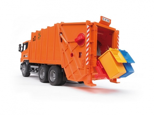 Jucarie Camion gunoi Scania R-Series Bruder