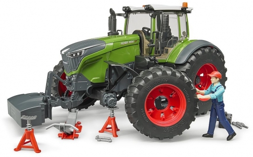 Jucarie Tractor Fendt 1050 Vario cu mecanic si echipament Bruder