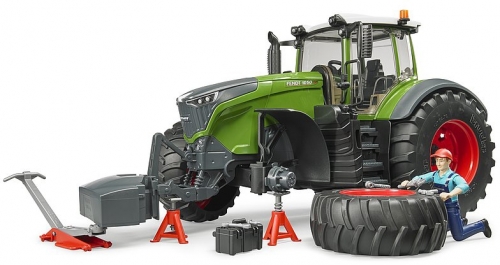 Jucarie Tractor Fendt 1050 Vario cu mecanic si echipament Bruder