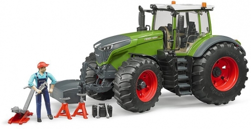 Jucarie Tractor Fendt 1050 Vario cu mecanic si echipament Bruder