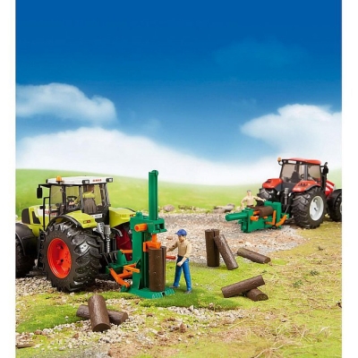 Set de joaca Figurina muncitor forestier cu accesorii Bruder