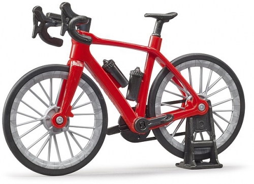 Set de joaca Figurina ciclist cu bicicleta de curse Bruder