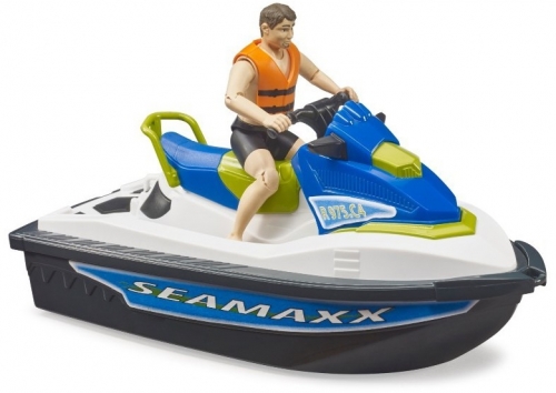 Set de joaca Skijet cu sofer Bruder