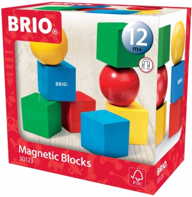 Blocuri colorate magnetice BRIO