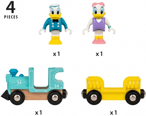 Tren Donald si Daisy Duck BRIO