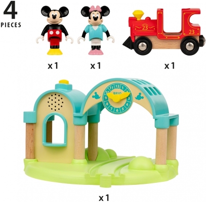 Statie de tren Mickey Mouse BRIO