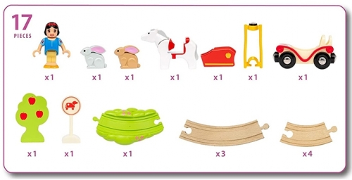 Brio - Set Joaca Disney Alba Ca Zapada