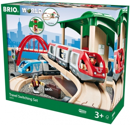 Set de joaca Trenuri calatori BRIO