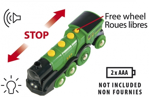 Locomotiva verde BRIO