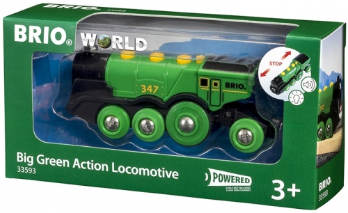Locomotiva verde BRIO