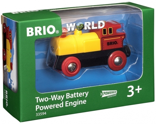 Locomotiva mica rosie cu baterii BRIO