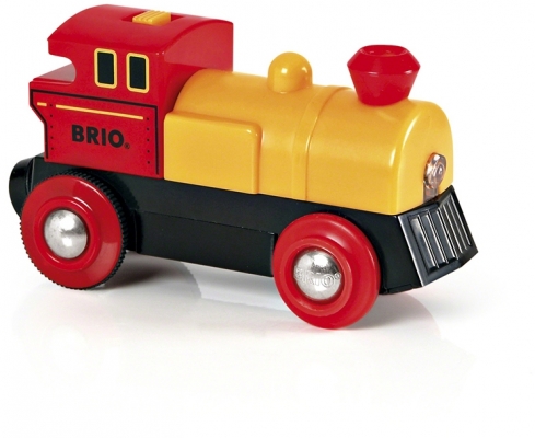 Locomotiva mica rosie cu baterii BRIO