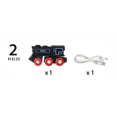 Locomotiva reincarcabila cu cablu USB BRIO
