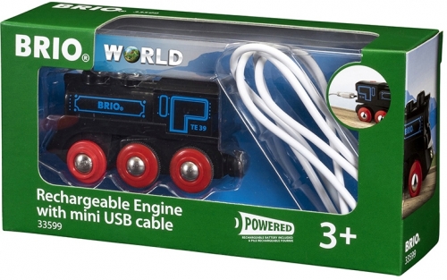 Locomotiva reincarcabila cu cablu USB BRIO