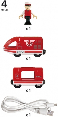 Tren de calatorii reincarcabil BRIO